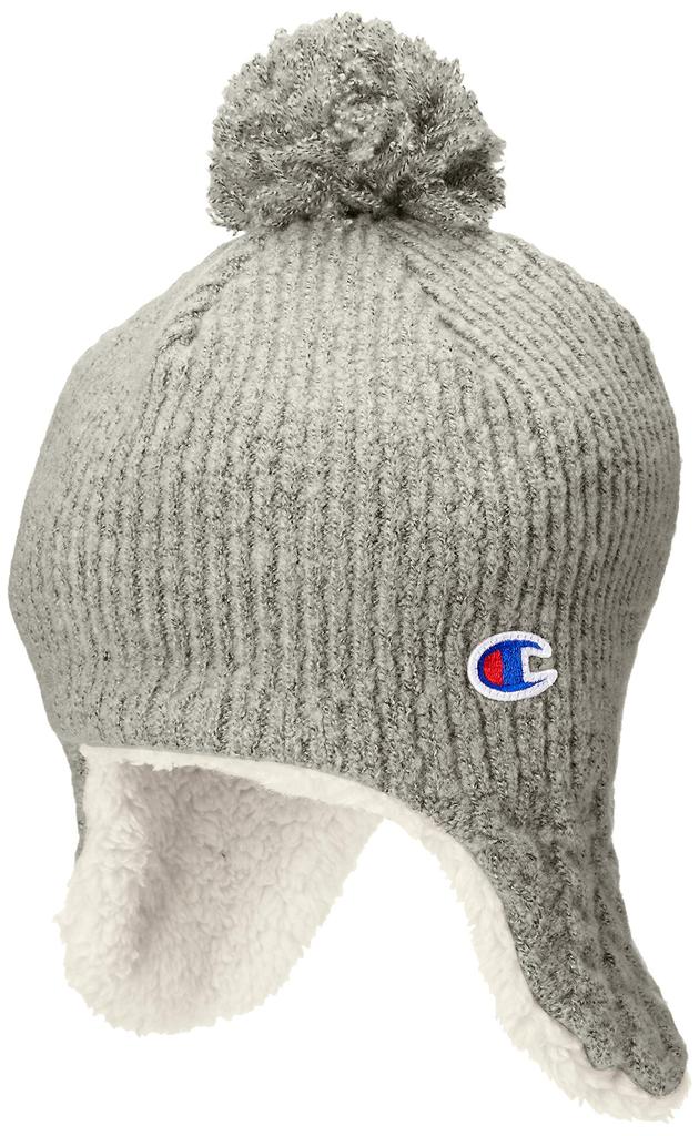 Champion Kids Winter Knit Cap with Fleece Lining Gray 454-0010 53~55cm