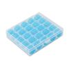 Home Sewing Machine Bobbins 25 Blue Plastic Bobbins In a Box