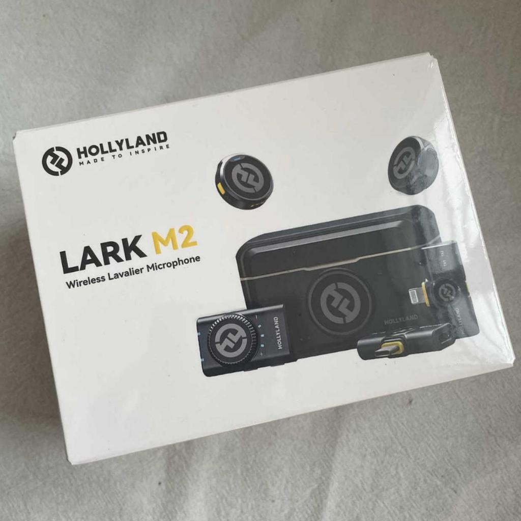 Hollyland Lark M2 Wireless Lavalier Microphone & Audio Recorder (2026 Model)