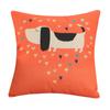 45x45cm Cartoon Animal Printed Cotton Linen Cushion Cover Home Sofa Chair Children Bedroom Decoration
