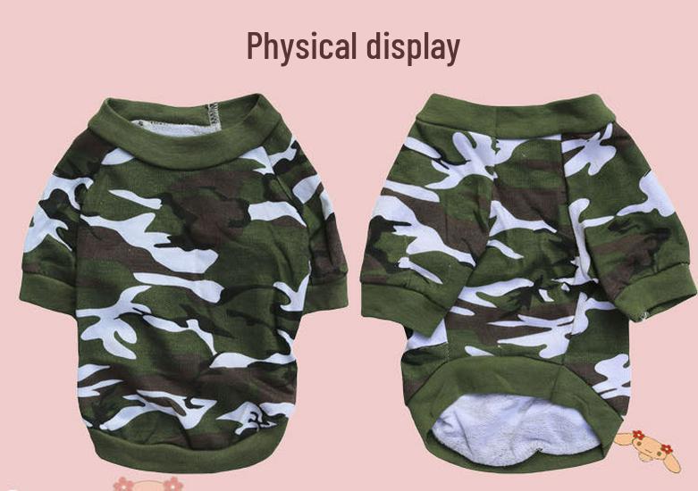 Camouflage Pet Clothing for Medium & Large Dogs - Spring, Summer, Autumn Styles