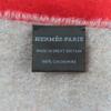 Ausgezeichneter HERMES Schal Rot beige Kaschmir Damen H259130S Gebraucht