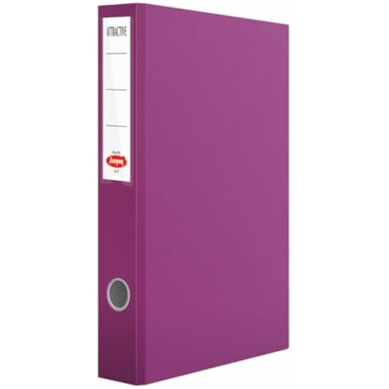 

Anupam Attractive Ring File N13-22 X 26 X 8 Cm - Robust Textured Cover - Finger Grip Hole For Office School Home Supplie Full Size (N-17)