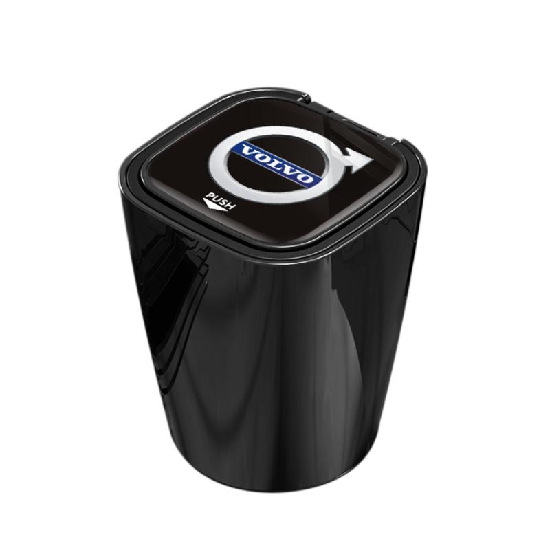 Car Ashtray Smokeless Storage Box with LED Light Sticker for Volvo XC70 XC60 XC40 XC90 V40 V90 V60 XC60 S80 S60 S90 C40 V70