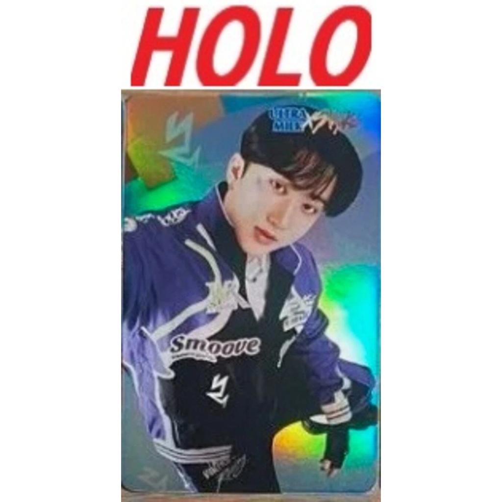 STRAY KIDS ULTRA MILK OFFICIAL Photo Card INDONESIA ROCK STAR STAR HOLOGRAM