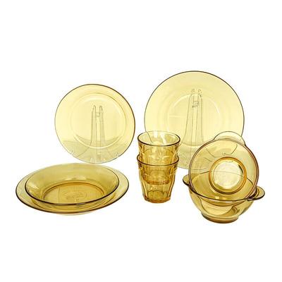 PYREX Blank Kristall 8-delars Glasmiddagsservis