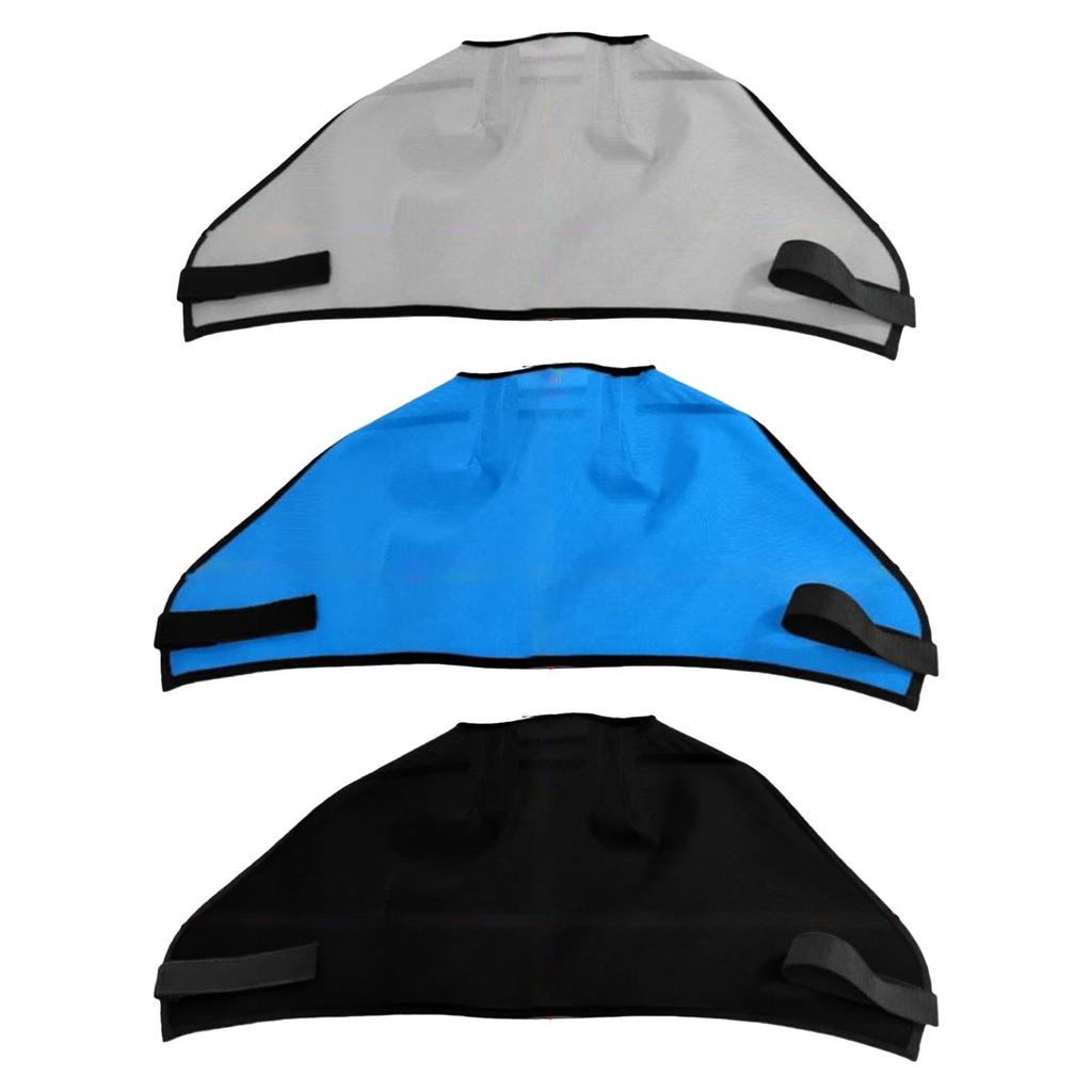 Horse Fly Mask Without Ears Face Cover Guard Mesh Eye Mask Comfortable Lightweight Sun Protection for Equestrian Stable COB