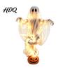Outdoor Holiday Lawn Accents Halloween Swirling Ghost Pumpkin Yard Lamp Lighted Spooky Front Porch