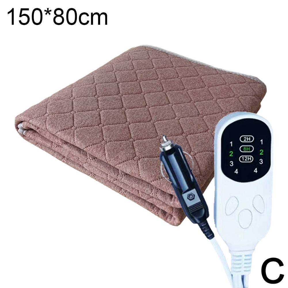 12V Car Electric Heating Blanket For Camping Trucks Off-Road Vehicles Heating Pads For Caravan Camper Van SUVs Trucks