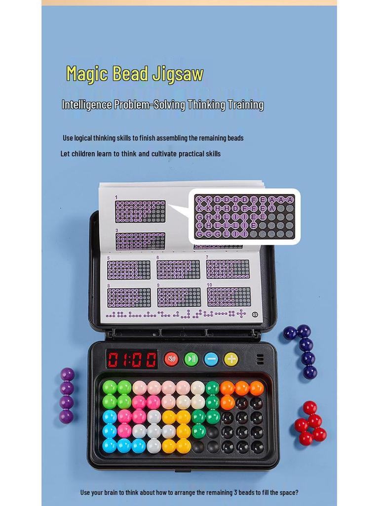 Smart Magic Beads Pyramid Puzzle: Cross-Border Challenge for Kids' Logical Thinking