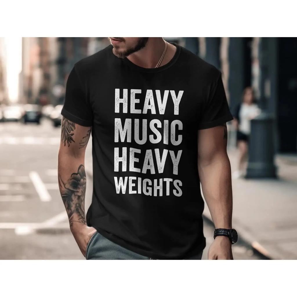 Heavy Weights T Shirt Funny Motivational Gym Vintage Slightly Breathable Stylish Casual Unisex Designer Clothes