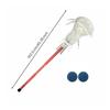 Metal Shaft Crosse White Netting with Netted Head Smooth Finished Team