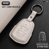 Genuine Leather Car Key Case Cover Key Bag For Cadillac GMC ATS CT6 CTS DTS XT5 Escalade ESV SRX STS XTS Protect Set Accessories