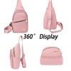 Lightweight Quilted Casual Chest Bag, Foldable Portable Trendy Versatile Tote Shoulder Bag, Ideal for Daily Use, Travel, Outdoor