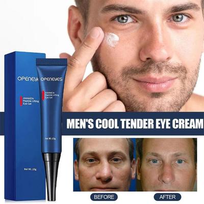 1PC Openeyes Awaken Peptide Lifting Eye Gel Homens Creme para os olhos Hidratante Creme para os olhos para olheiras, inchaço, linhas finas, olhos, carro