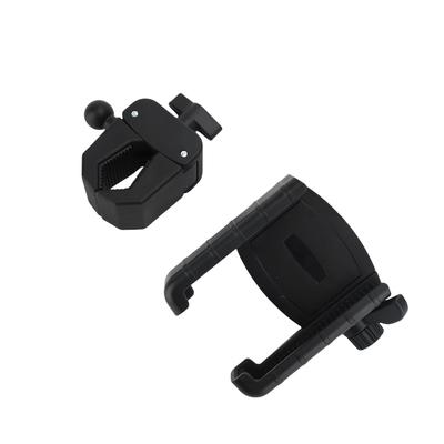 Club Cart Phone Mount Holder Adjustable Multifunctional Motorcycle Phone Mount Cycling Phone Clip Black