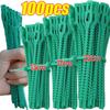 100Pcs 13/17/23cm Plant Cable Ties Reusable Adjustable Plant Stem Clip Nylon Garden Self-locking Cables Ties