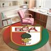 FC Augsburg Print Round Rug, Washable Floor Carpet, For Entryway Dorm Laundry Room Office Study, Home Decor Birthday Christmas Gift