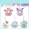 Charming Cat Ghost Plush Doll Keychain Soft Short Plush Cute Gift For Kids
