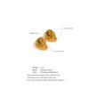 Eetit Casting Stainless Steel Geometric Stud Earrings 18K Gold PVD Plated Fashion Daily Statement Waterproof Jewelry Accessory