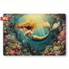 Tin Metal Sign Vintage Mermaid Wall Art 8x12 Rustic Ocean Decor Home Bar Cafe Garage Man Cave