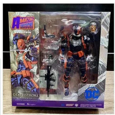 

Latest Arrival Deathstroke 17cm Collectible Action Figure Yamaguchi Style Movable Joints Toy Desktop Decoration Present
