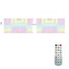 Waterproof Matrix Grid Lights RGBIC LED Christmas Curtain Light LED Fairy Lamp  Garden Decor