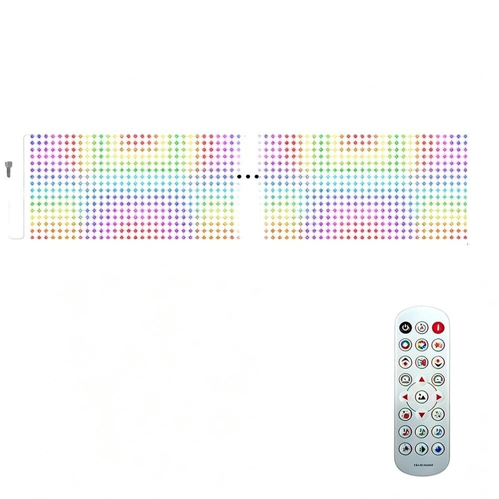 Waterproof Matrix Grid Lights RGBIC LED Christmas Curtain Light LED Fairy Lamp Garden Decor