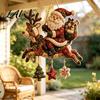 Festliches Stoffdekorations-Set DIY Gestepptes Weihnachtswindspiel-Kit Handgemachtes Patchwork-Nähhandwerk zum Aufhängen von Nähten Dekor Erwachsene Winter
