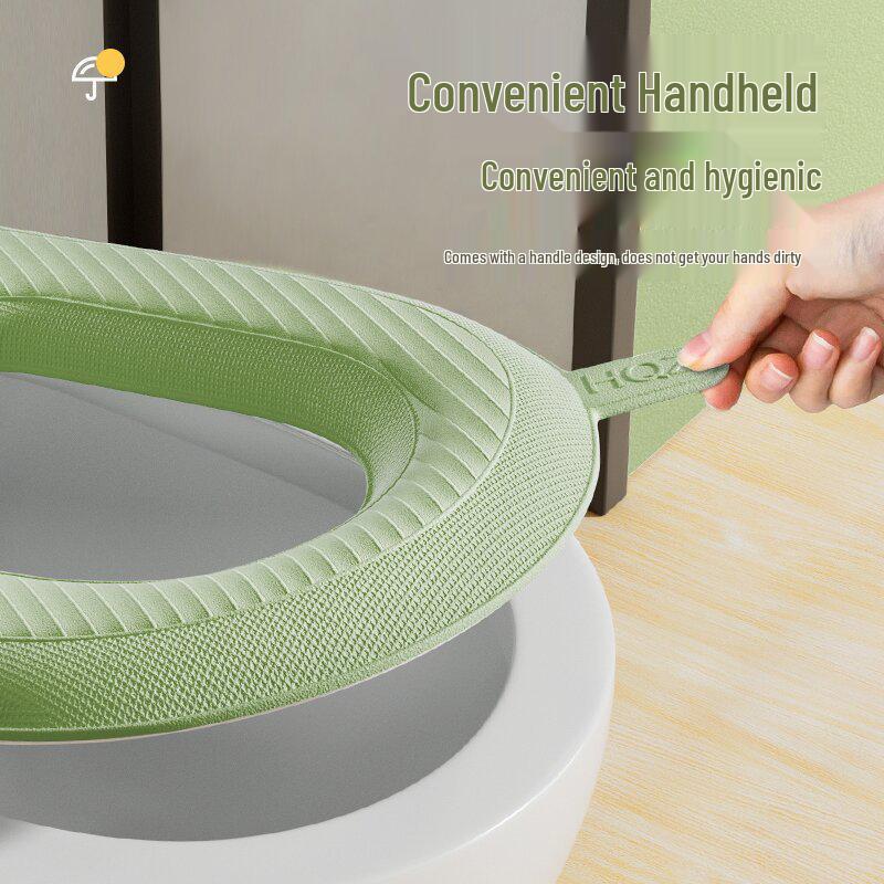 High-Foam EVA Waterproof Washable Toilet Seat Cover - Universal for All Seasons