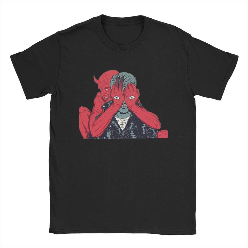 Men's Queens Of Stone Age T Shirt Cotton Clothing Humorous Short Sleeve Round Neck Tees Plus Size T-Shirt