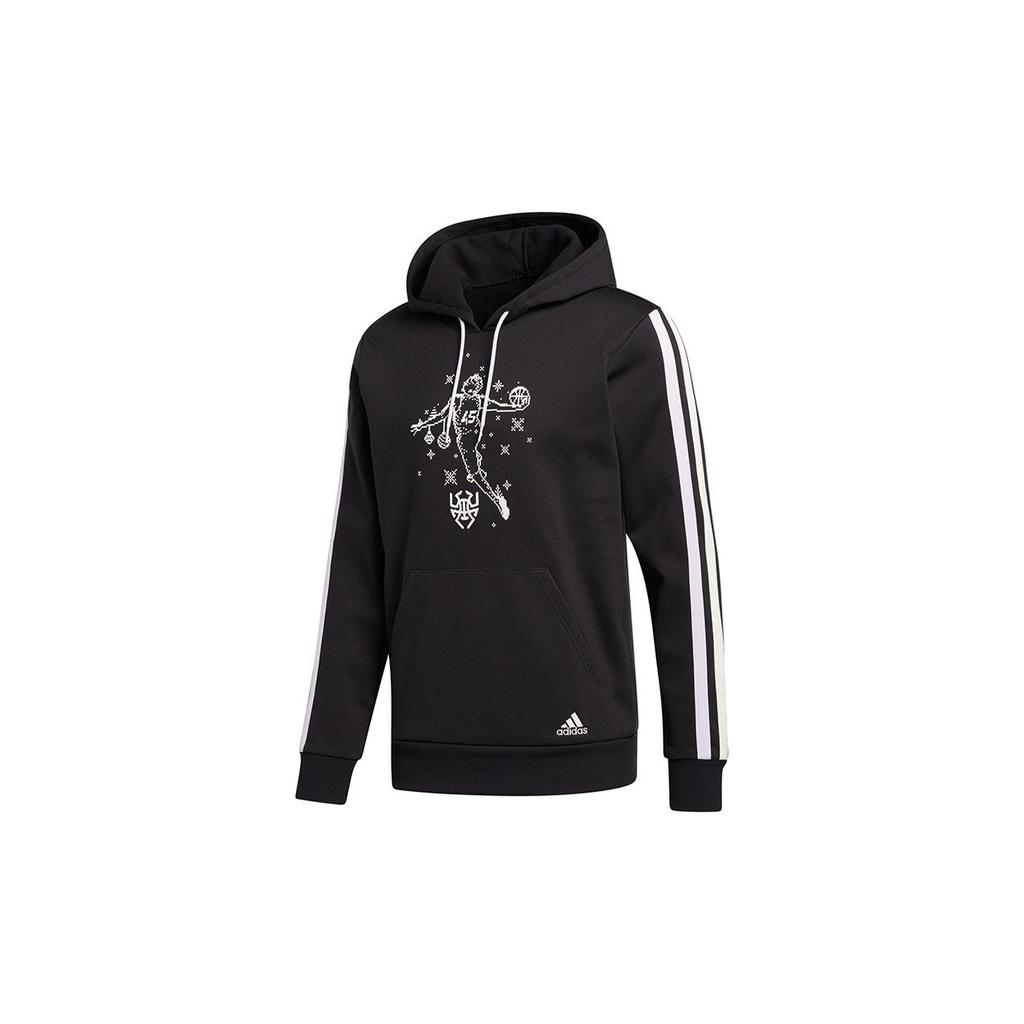 adidas Sweatshirts Men's Black Hooded Moderate Regular GU0505