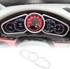 Dashboard Panel Trim Compatible with Porsche Cayenne 2018-2020 Silver Dash Frame Cover