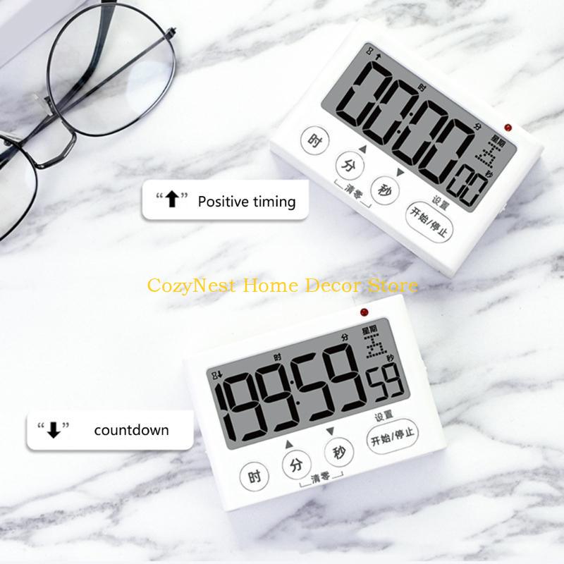 92MF Digital Countdowns Timers for Cooking and Workouts with Easy to Read Screen and Base