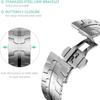 Watch Band For Google Pixel Watch 3 41mm/Watch 2/Watch Butterfly Clasp Stainless Steel Wrist Strap
