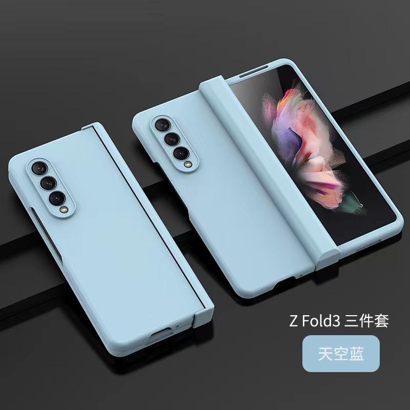 Case for Samsung Galaxy Z Fold 7 6 5 4 3 Hinge Protective Shell Full Coverage With Holder Kickstand Tough Case Magnetic Plain