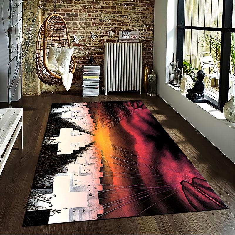 Surreal Hands with Strings suitable as a non-slip mat for the living room or bedroom sofa