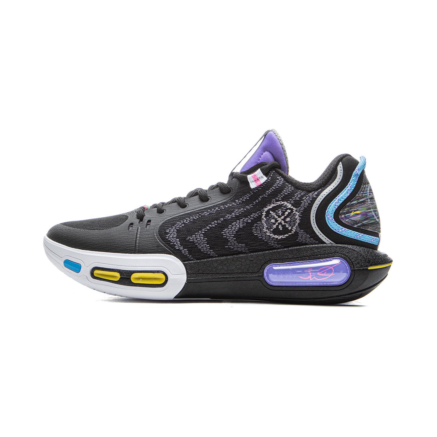 

Мужские баскетбольные кроссовки Li Ning Wade Phantom 7 No Sleep Черные Серые ABPV011-4 39
