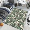 Dollar Bill Pattern Carpet Mat Rug Home Decoration Cartoon Money Print Teen Room Living Room Floor Mat Rugs for Bedroom