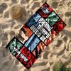Gta Customize Text Beach Towel Quick-Dry Soft Microfiber For Beach Bathroom Outdoor Swimming Pool Camping Picnic Yoga Diving Vacation Accessories