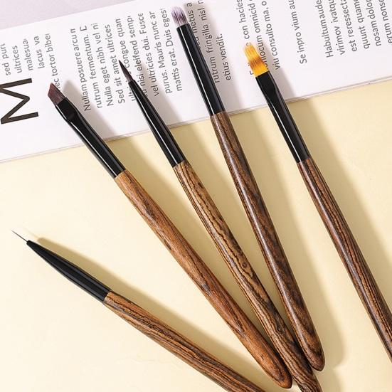 Sandalwood Nail Art Pen Vytvářejte úžasné květinové vzory Ekologické lehké tělové UV manikúrové pero