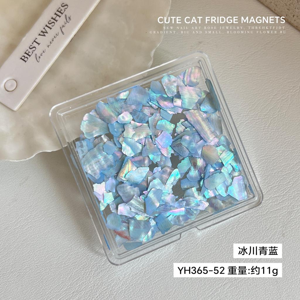 Internet Celebrity Nail Shell Pieces Colorful Aurora Ultra-thin Japanese Irregular Natural Abalone DIY Decoration