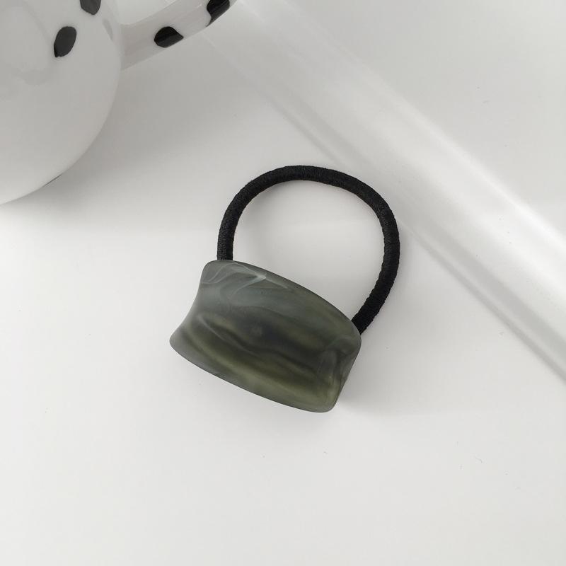 New Korean Fashion all-matchFine Acetate Stripeshair Large Intestine Hair Ring for Women Girl Hair Accessories Headwear