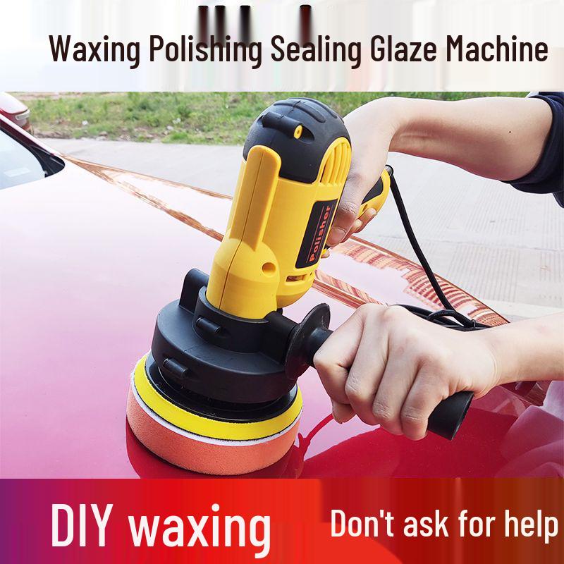 220V Car Polisher & Scratch Remover Set - Waxing, Glazing, Polishing, Grinding Tool for Home Use