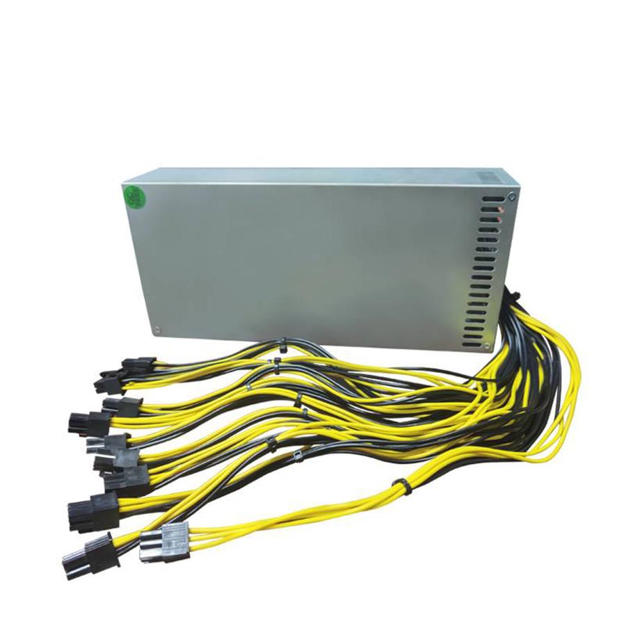 1800w GPU PSU Mining Power Supply Server for Ethereum BTC 10x6PIN 2U 175-240v