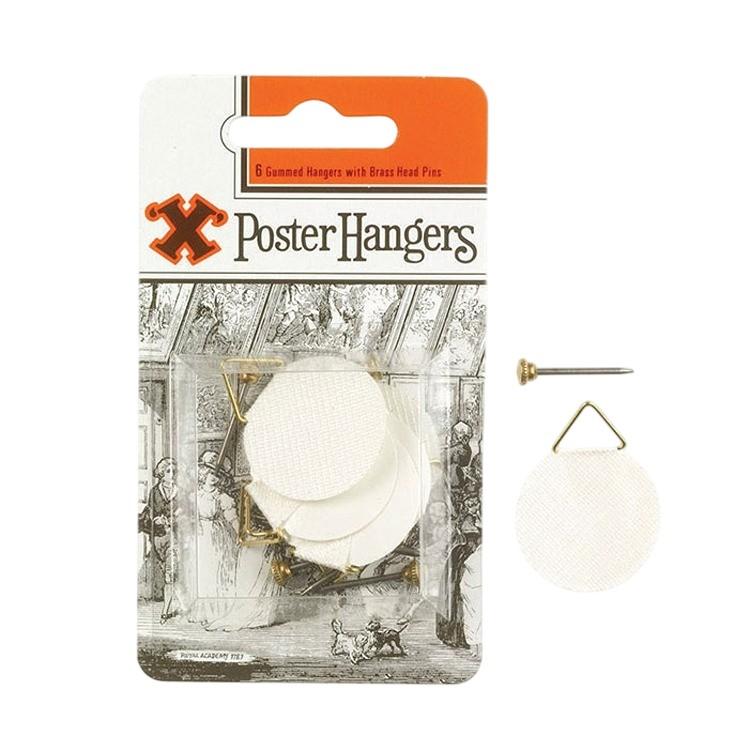 X Poster Hangers White 6pk