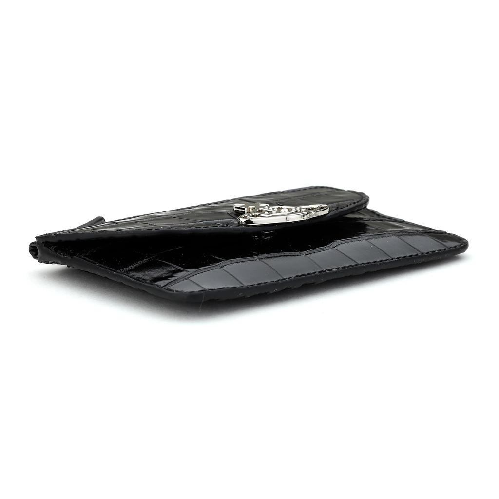 Vivienne Westwood Half Moon Card 51110053 L0039 N401 Holder, Black, [Used]