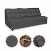 Kanapa sofa KIMO funkcja spania pojemnik Family Meble Hunter c. szary welur