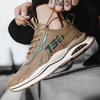 Summer New Men's Shoes Retro Men's Leather Sports Running Shoes Student Casual Waterproof Tooling Dad Shoes