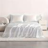 1Pc Satin Flat Bed Sheet Smooth Soft El-Quality Solid Color Bedsheets Suitable For Twin Twin Xl Queen Full Beds Bedroom Decor